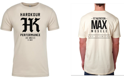 HARDKOUR PERFORMANCE X MAX MUSCLE LOS ALAMITOS COLLAB MYSTERY TEES